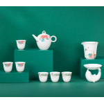 Kung Fu tea set fish play tea set