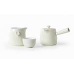 Kung fu tea set with primrose glaze complete tea tray