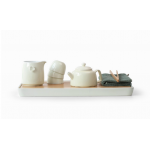 Kung fu tea set with primrose glaze complete tea tray