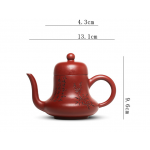 Yixing Raw Mine Dahongpao Handmade Siting Teapot Purple Clay Pot