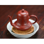 Yixing Raw Mine Dahongpao Handmade Siting Teapot Purple Clay Pot